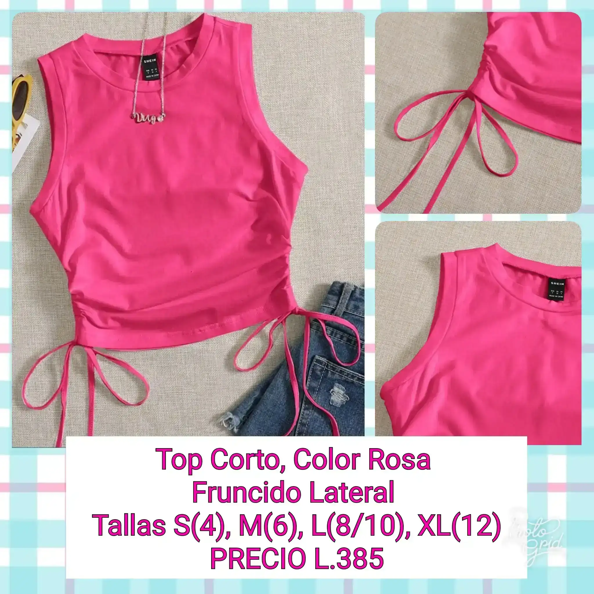 Top rosa fucsia 