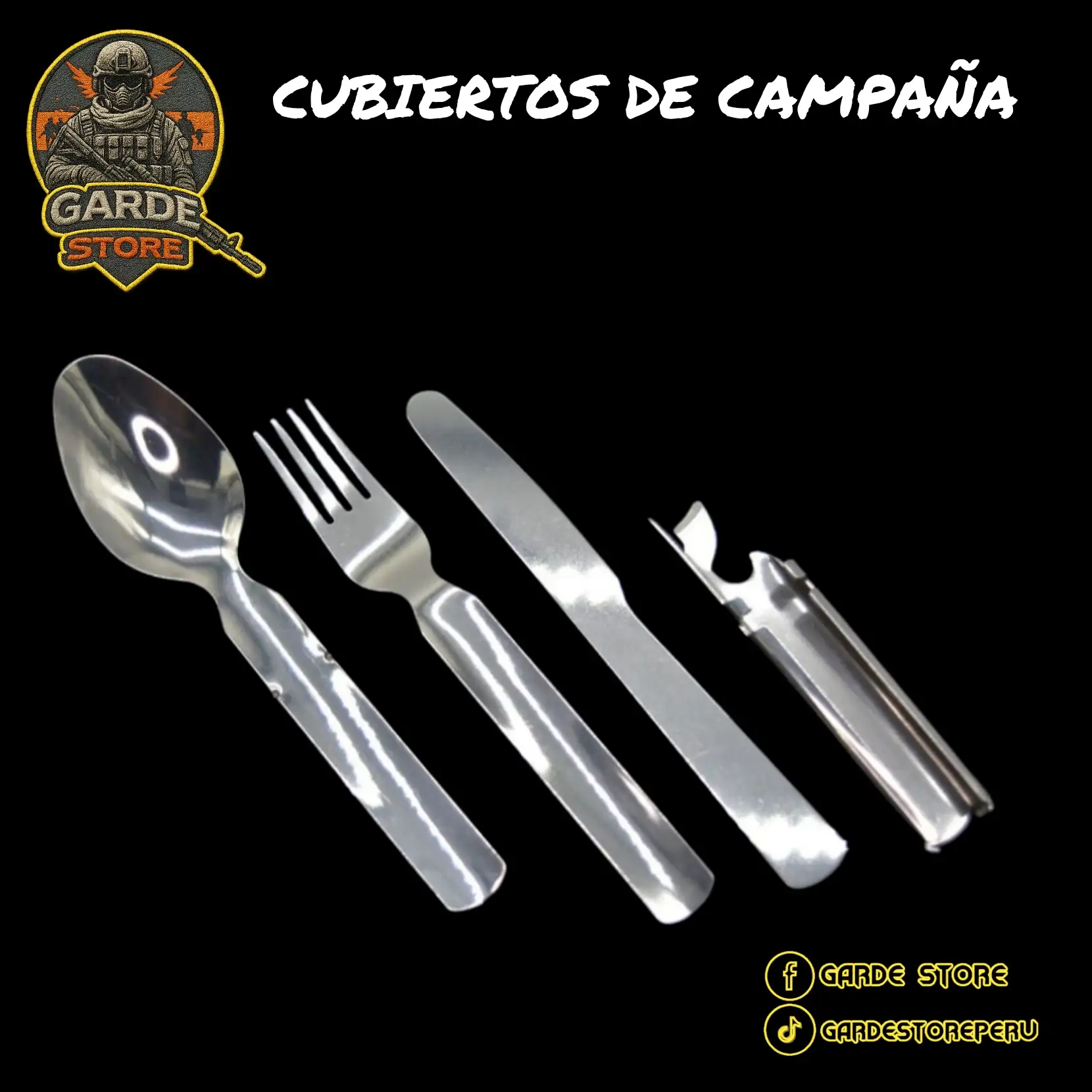 Cubiertos de campaña 