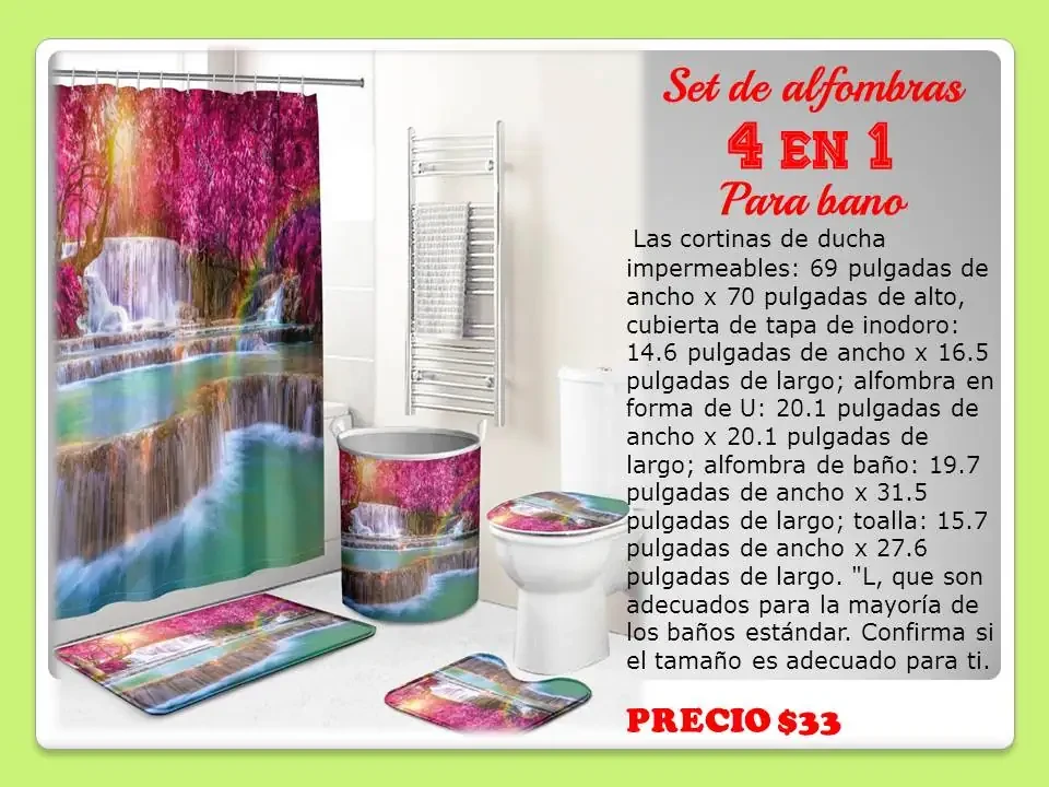 Set de alfombras para piso 