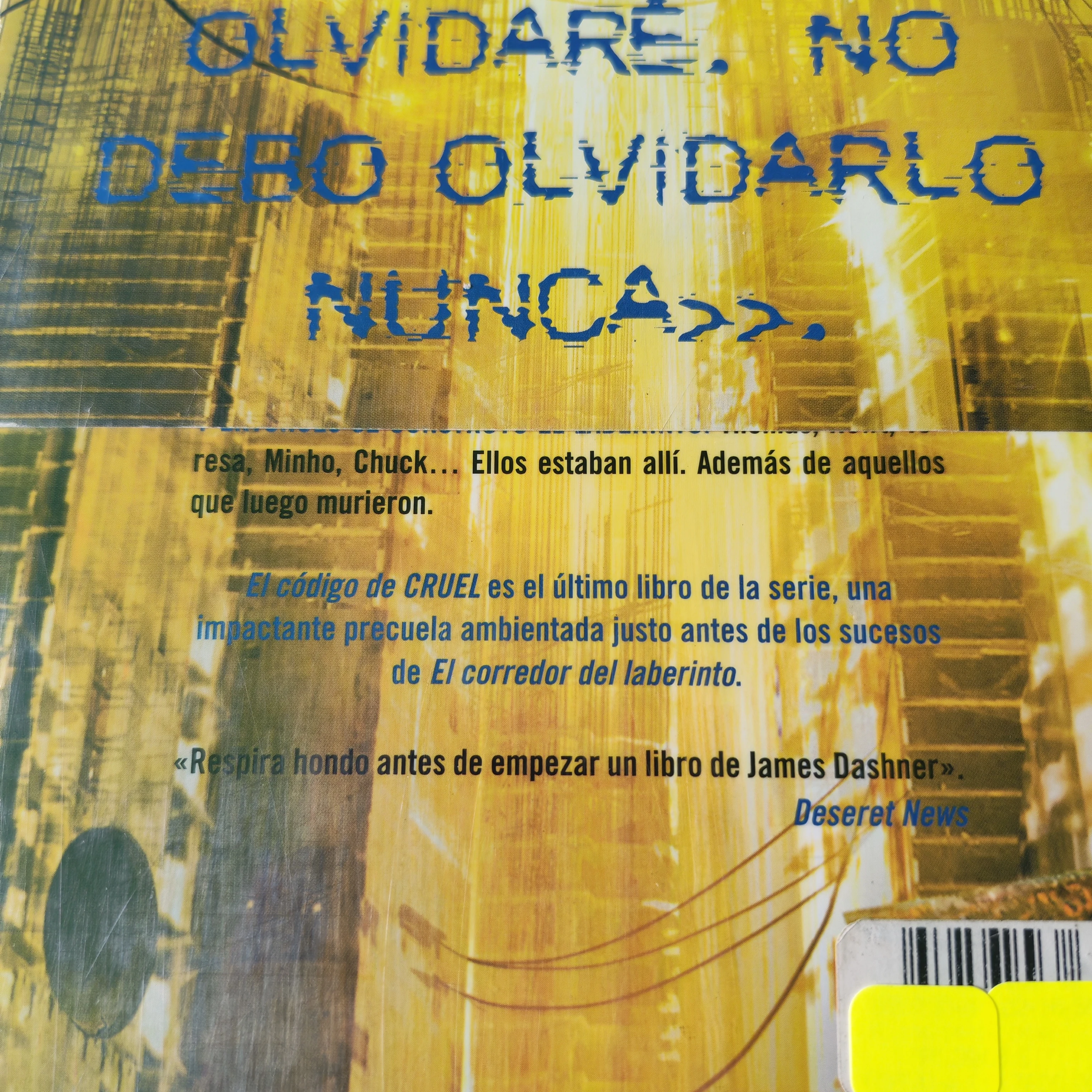 El código de Cruel James Dashner Nuevo  3