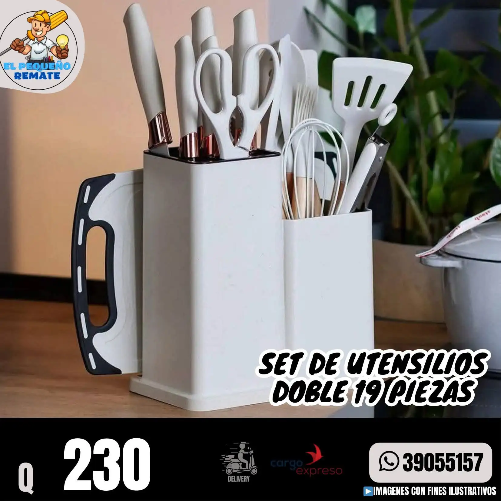SET DE UTENSILIOS DOBLE 19 PIEZAS 4