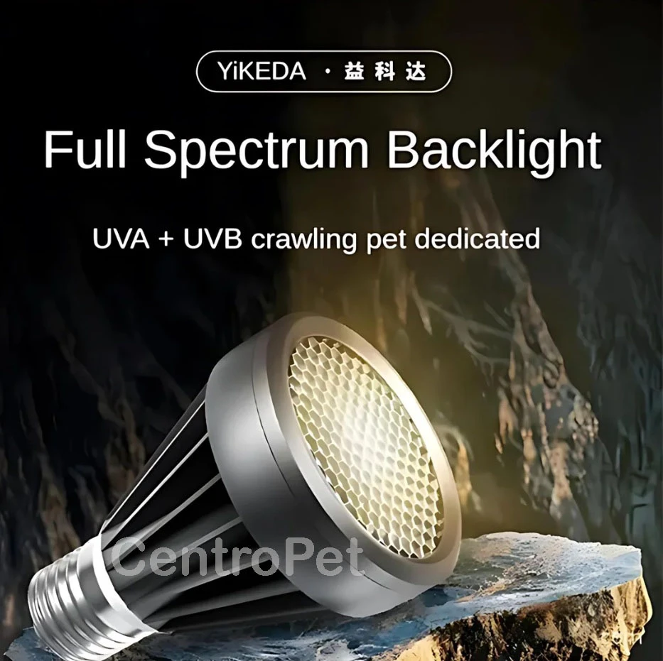 Foco Uva + Uvb E27 para Reptiles Exoticos Pc-6.4w 2