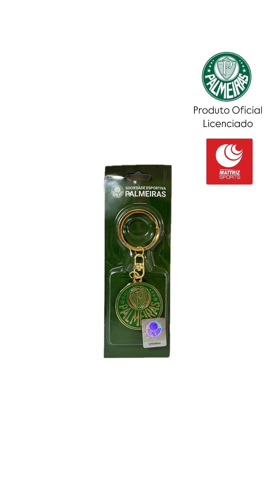 CHAVEIRO PALMEIRAS COM ENFEITE 