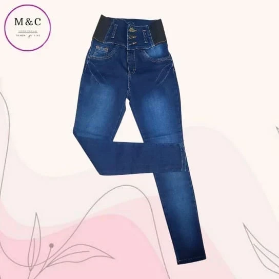 Pantalon Talla 5 mezclilla  3