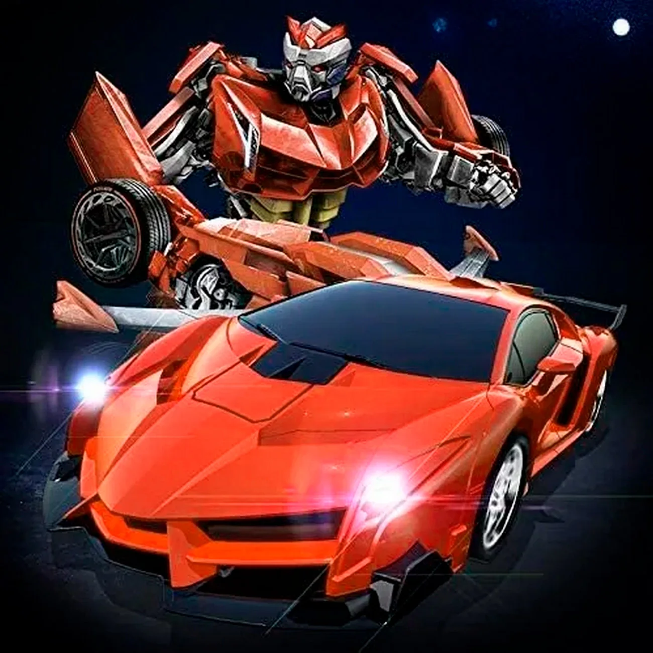 Carro Transformers Robot C/Remoto 7