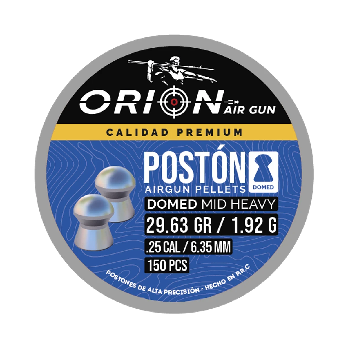 POSTONES DOMED 6.35MM 29.63GR 150UN