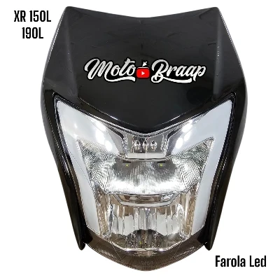 PL XR 150 L / PL XR 190 L Combo Farola led con carenaje negro IMCOM188 OKL