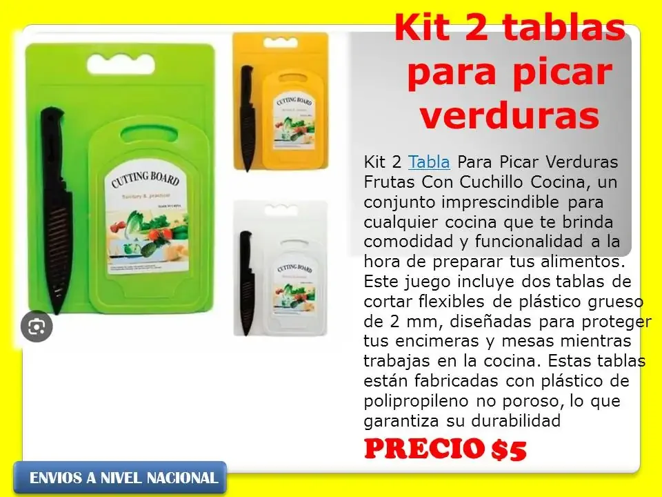 Tabla para picar con cuchillo  4