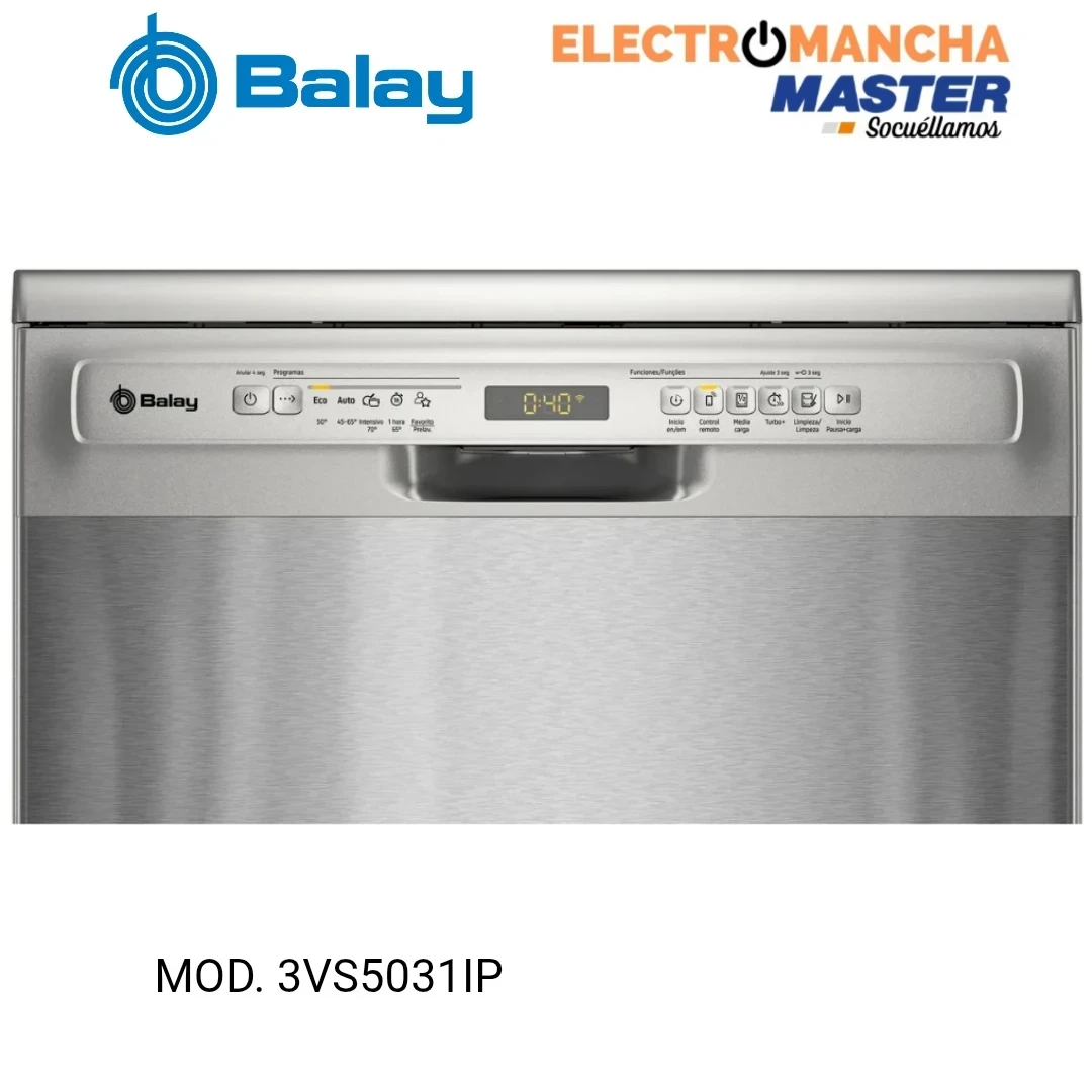 LAVAVAJILLAS BALAY 3VS5031IP 13 CUB. INOX D 2