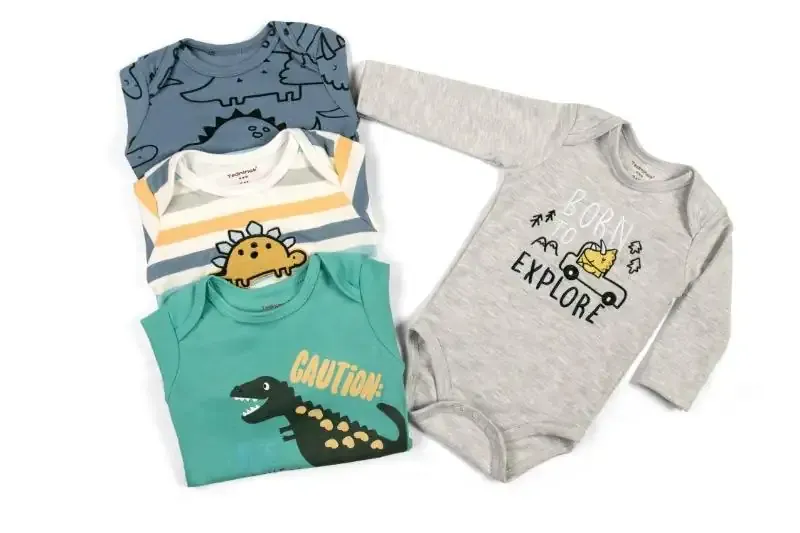 Set 4 bodys manga larga