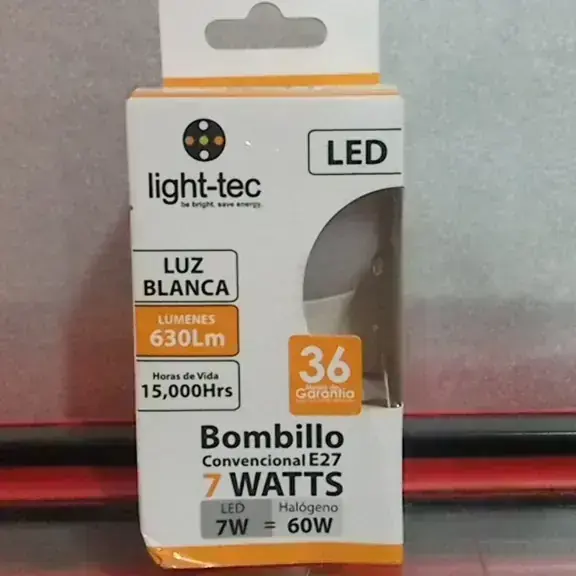 Bombilla 7 watts 