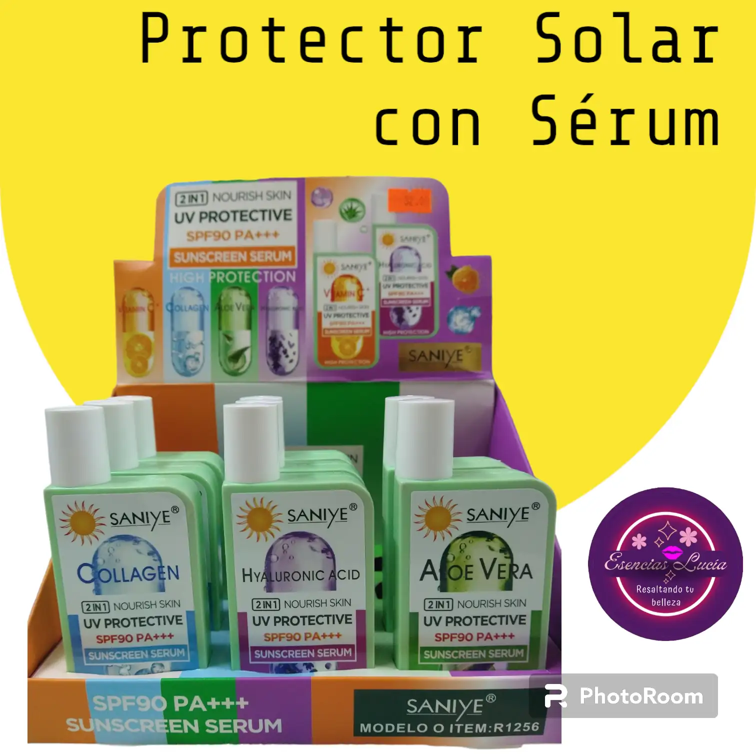 Protector solar con Sérum Saniye 