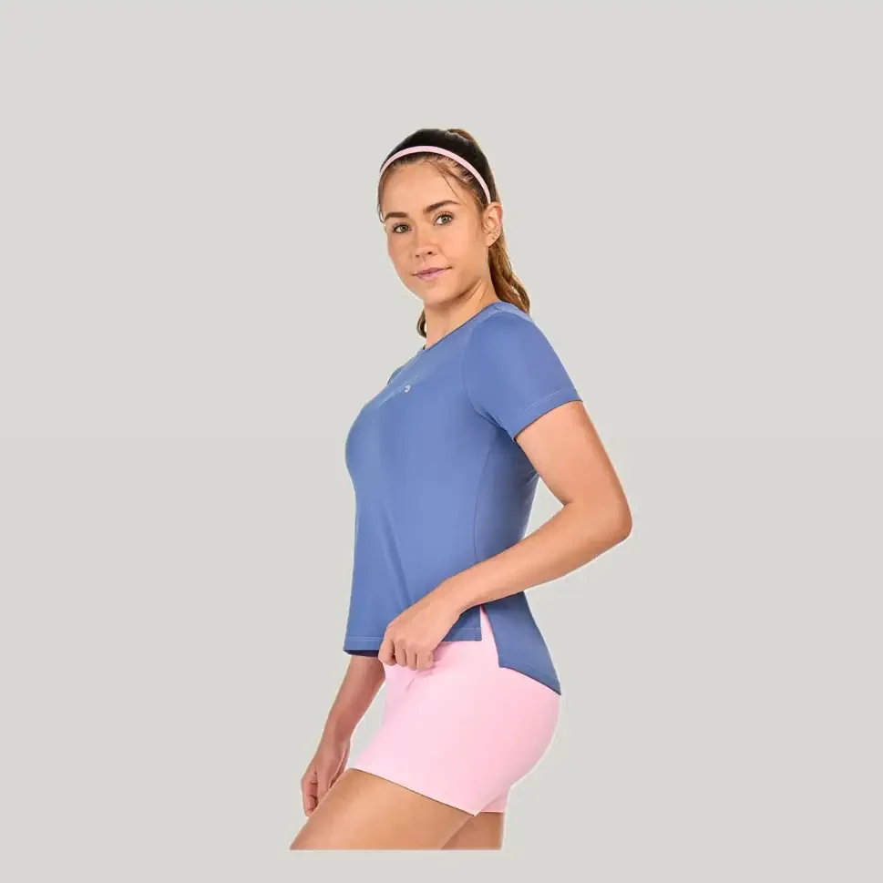 T-Shirt Alto Giro Alongada 