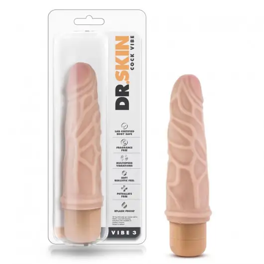 DR. SKIN COCK VIBE 3 BEIGE