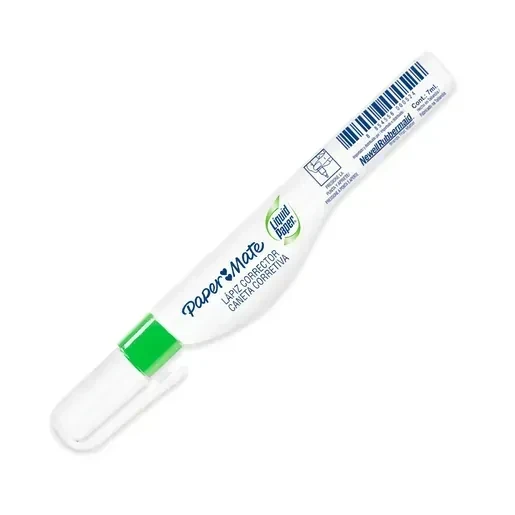 Corrector Líquido Blanco Tipo Pluma 7 ml Blíster Liquid Papermate