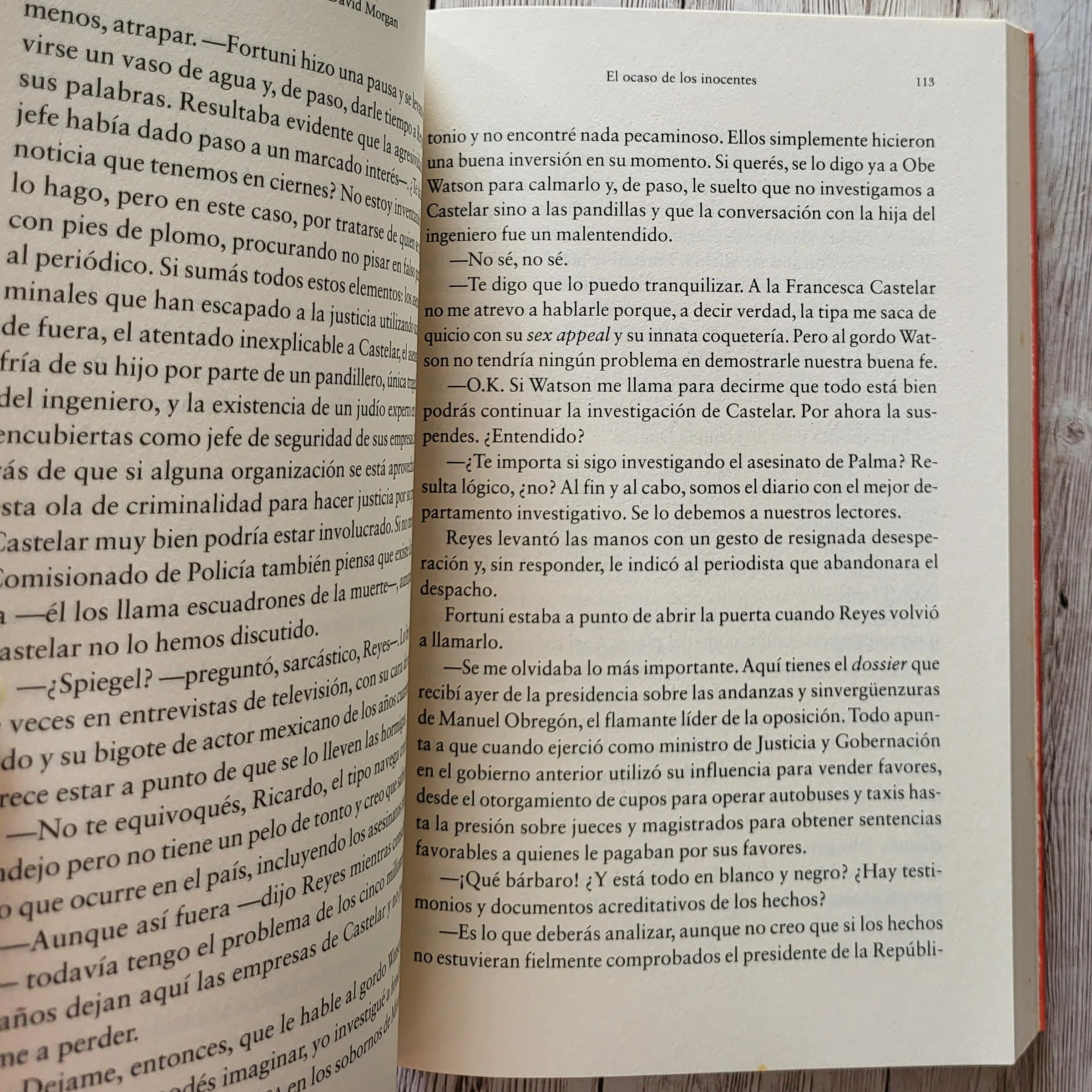 El ocaso de los inocentes / Juan David Morgan / Policial /Suspenso 3