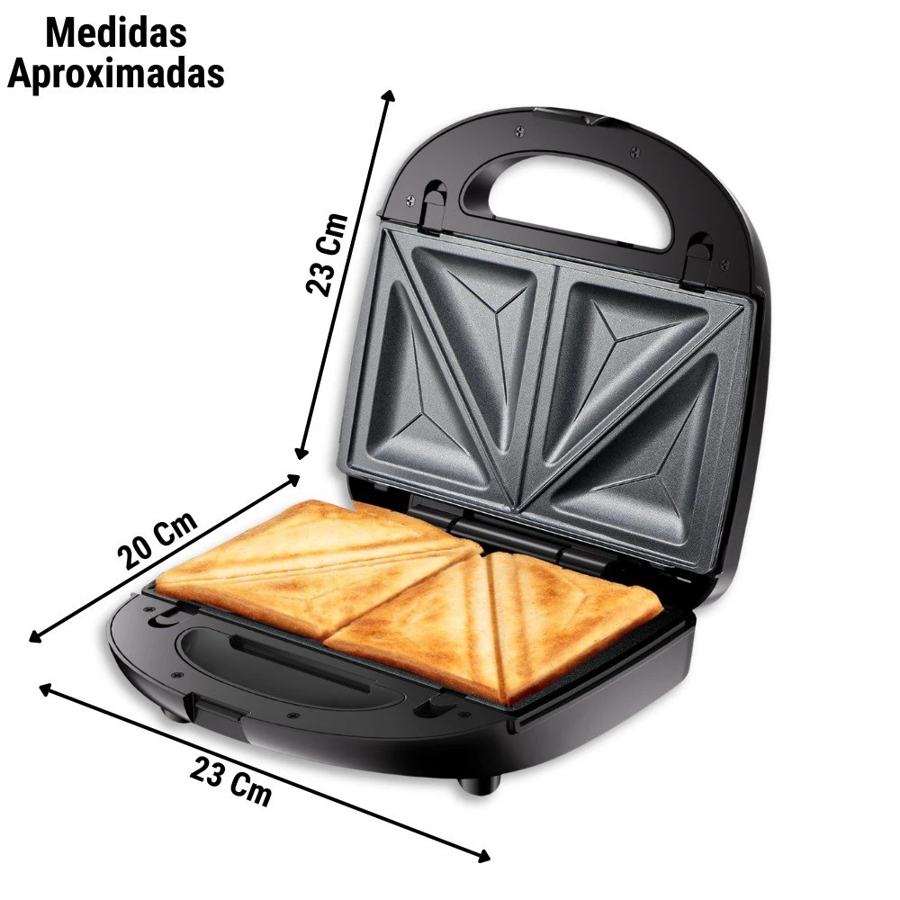 Sandwichera electrica sokany  2