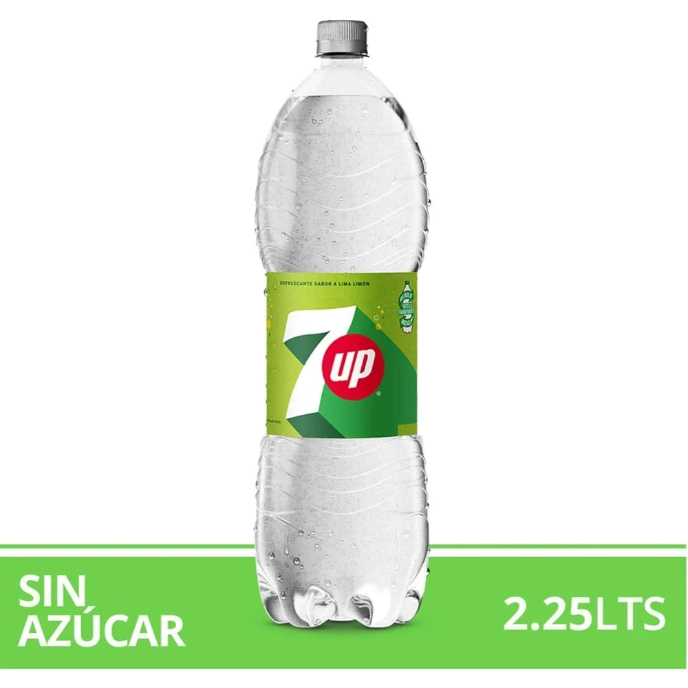 7up SIN AZÚCAR 2 LT
