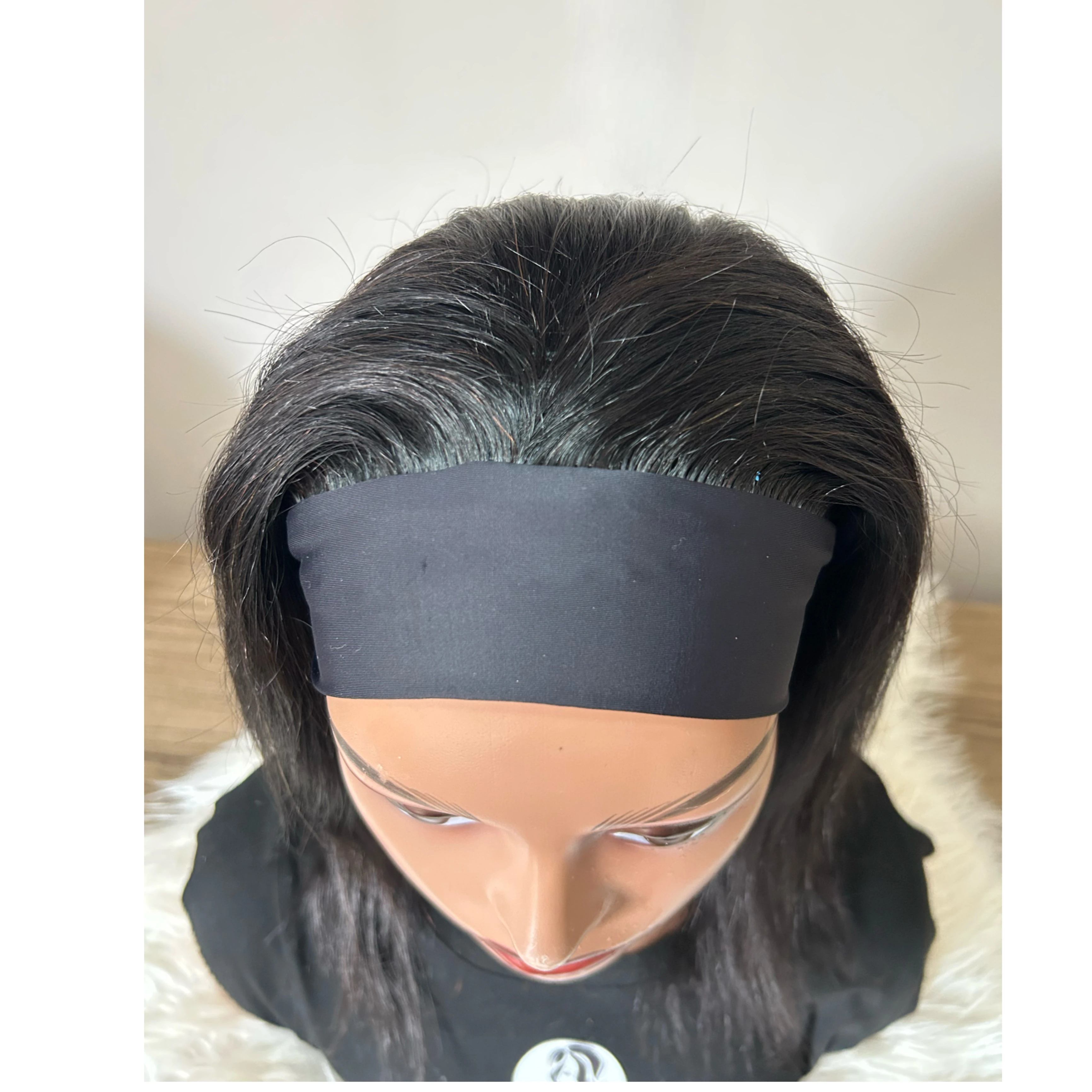 Peluca lisa con diadema 14 pulgadas, 150% densidad  3