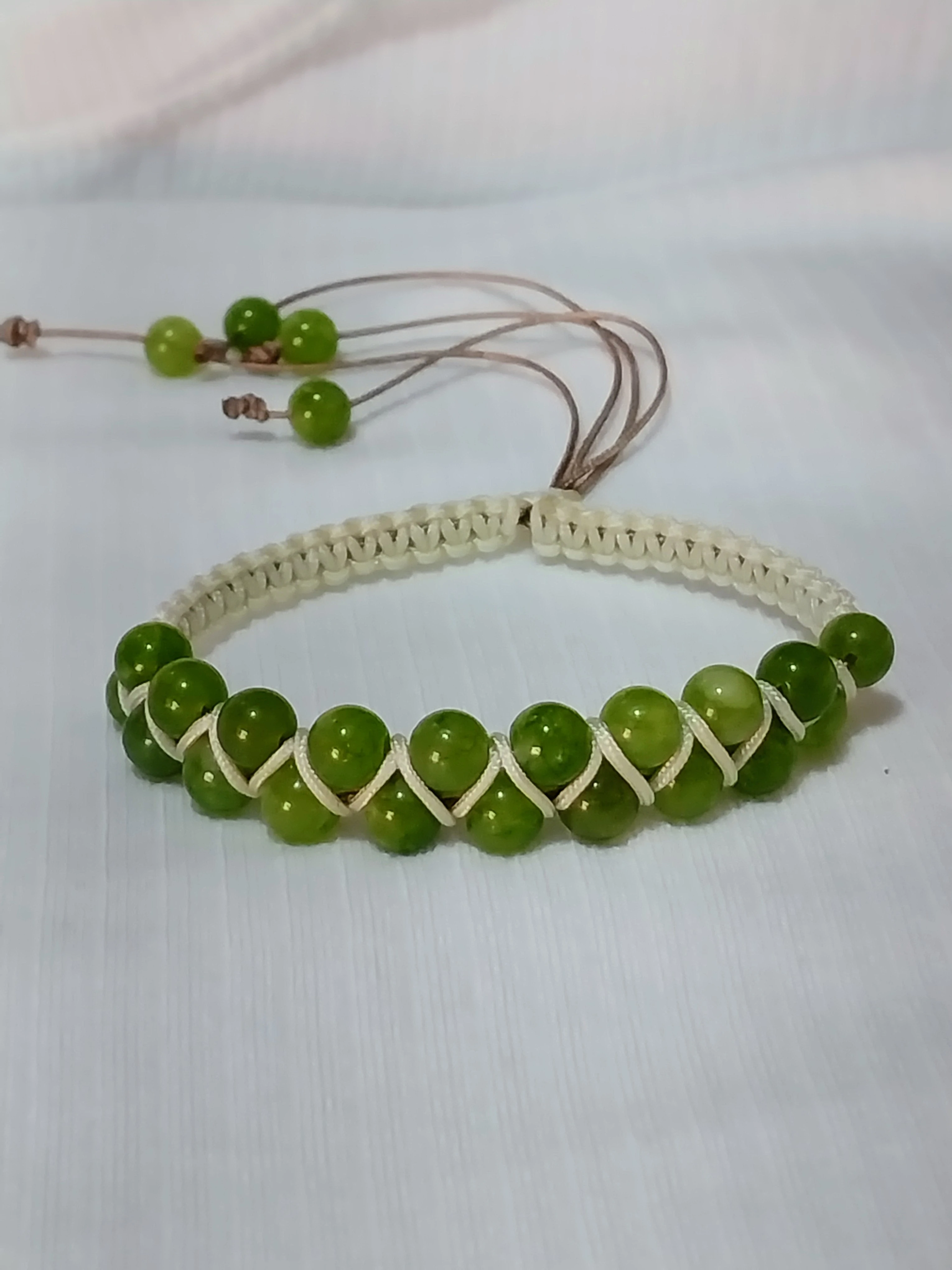 Pulsera Peridoto Verde  3