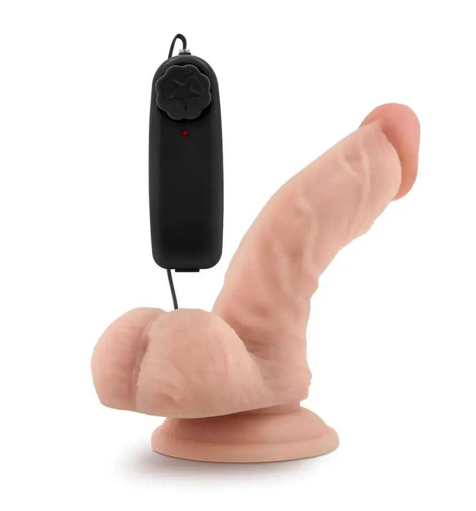 Dr. Skin Sean 8 Inch Curved VibratingCock with Suction Cup 2