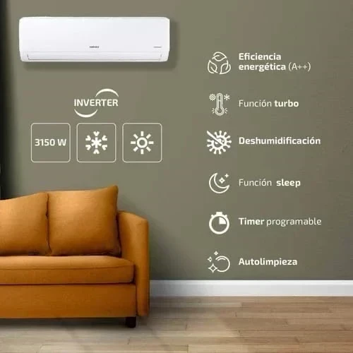 AIRE ACONDICIONADO SAMSUNG 3150W FRÍO/CALOR INVERTER