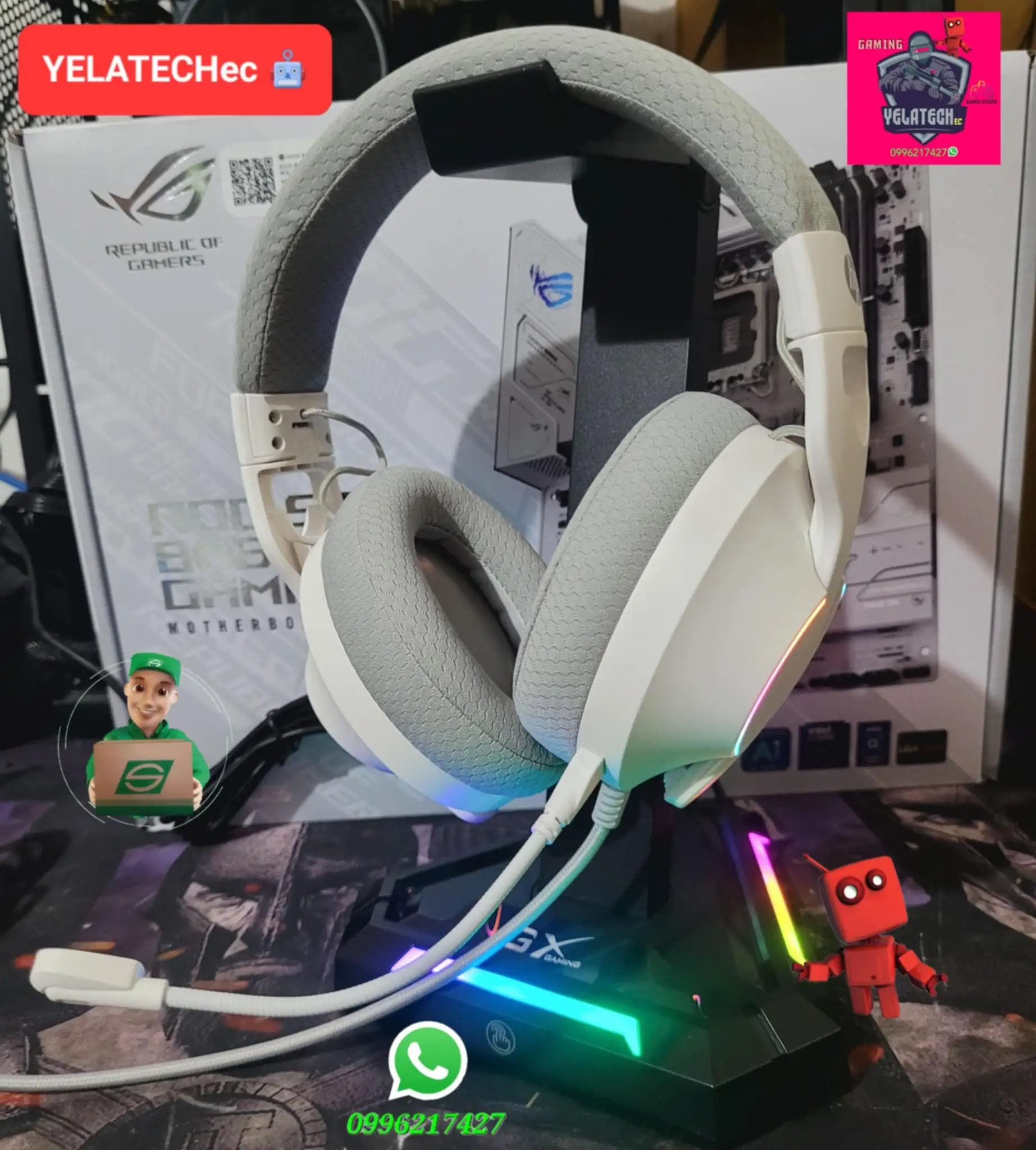 Audífonos HP white  2