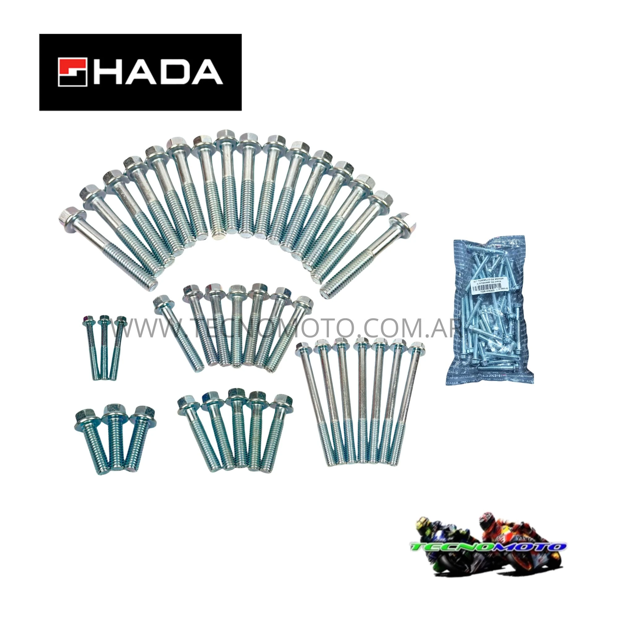 TORNILLO MOTOR HONDA 150 TITAN/XR -41PCS.-50261