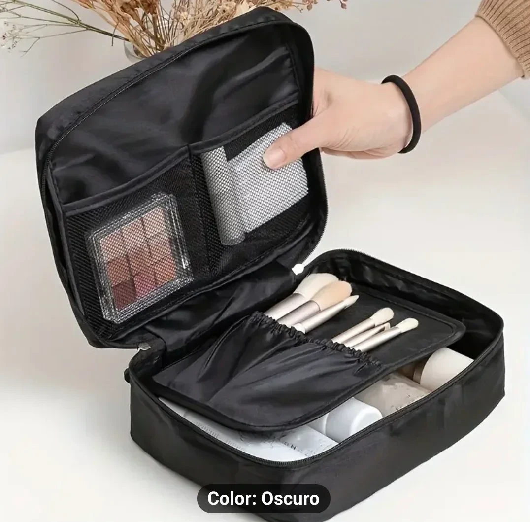 Bolsa Compacta Impermeable para Cosméticos y 3