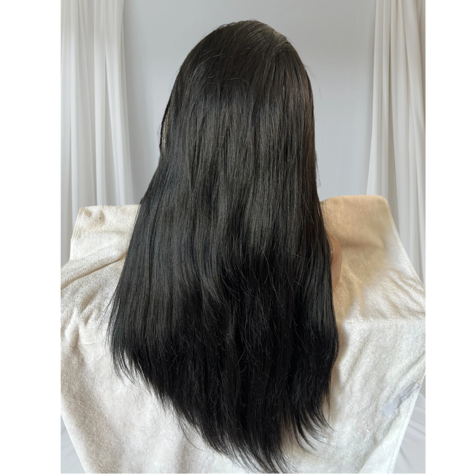Peluca Semi con diadema 28”  3