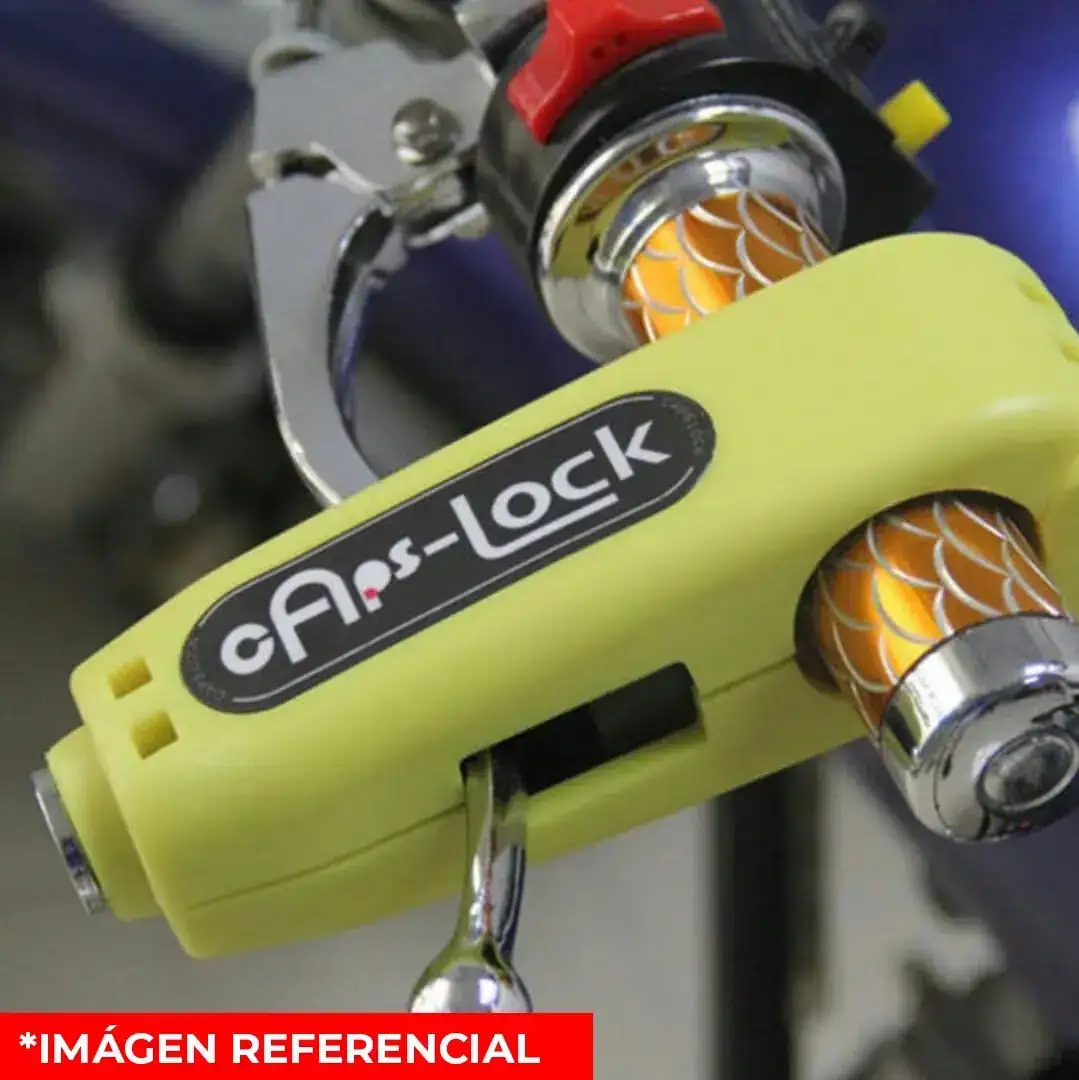 CANDADO PARA FRENO Y MANECILLA DE MOTO