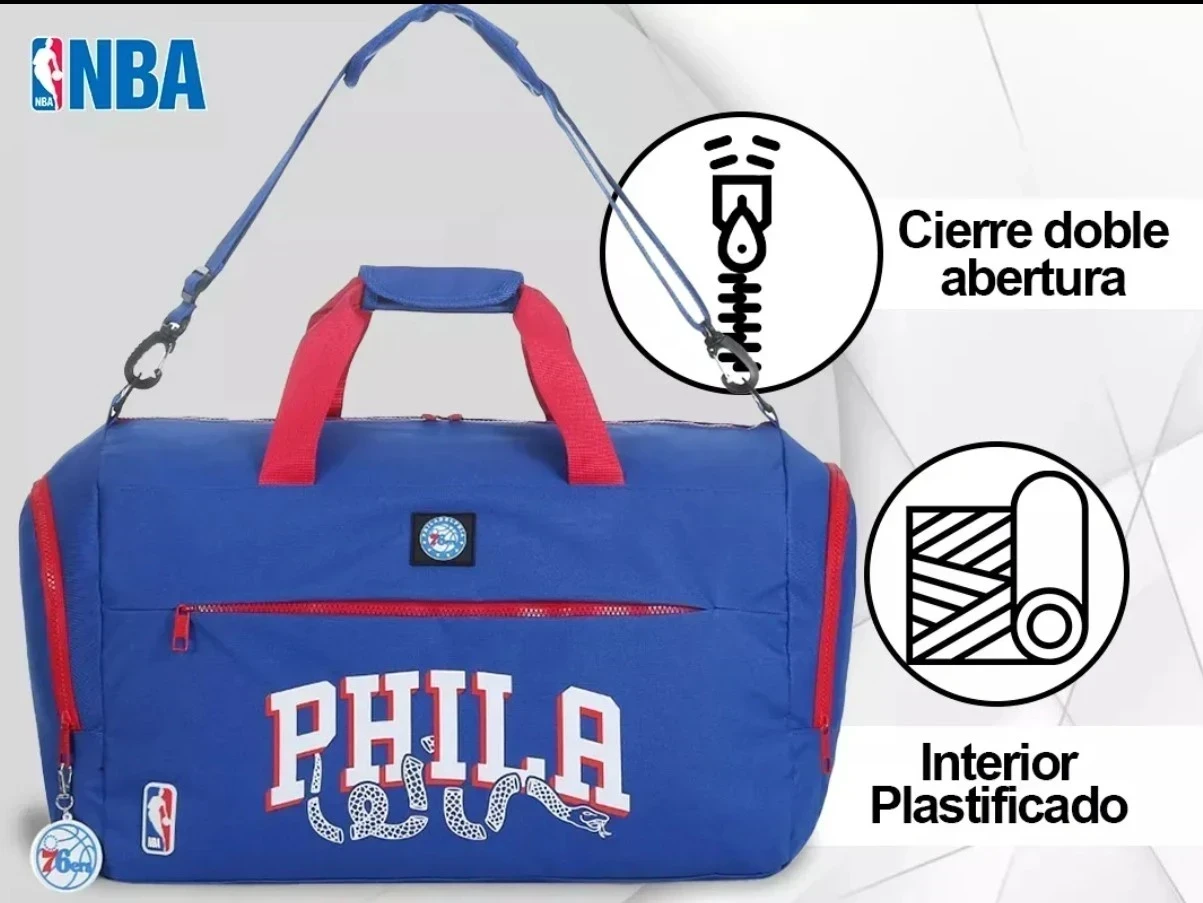 Bolso NBA PHILA AZUL 2