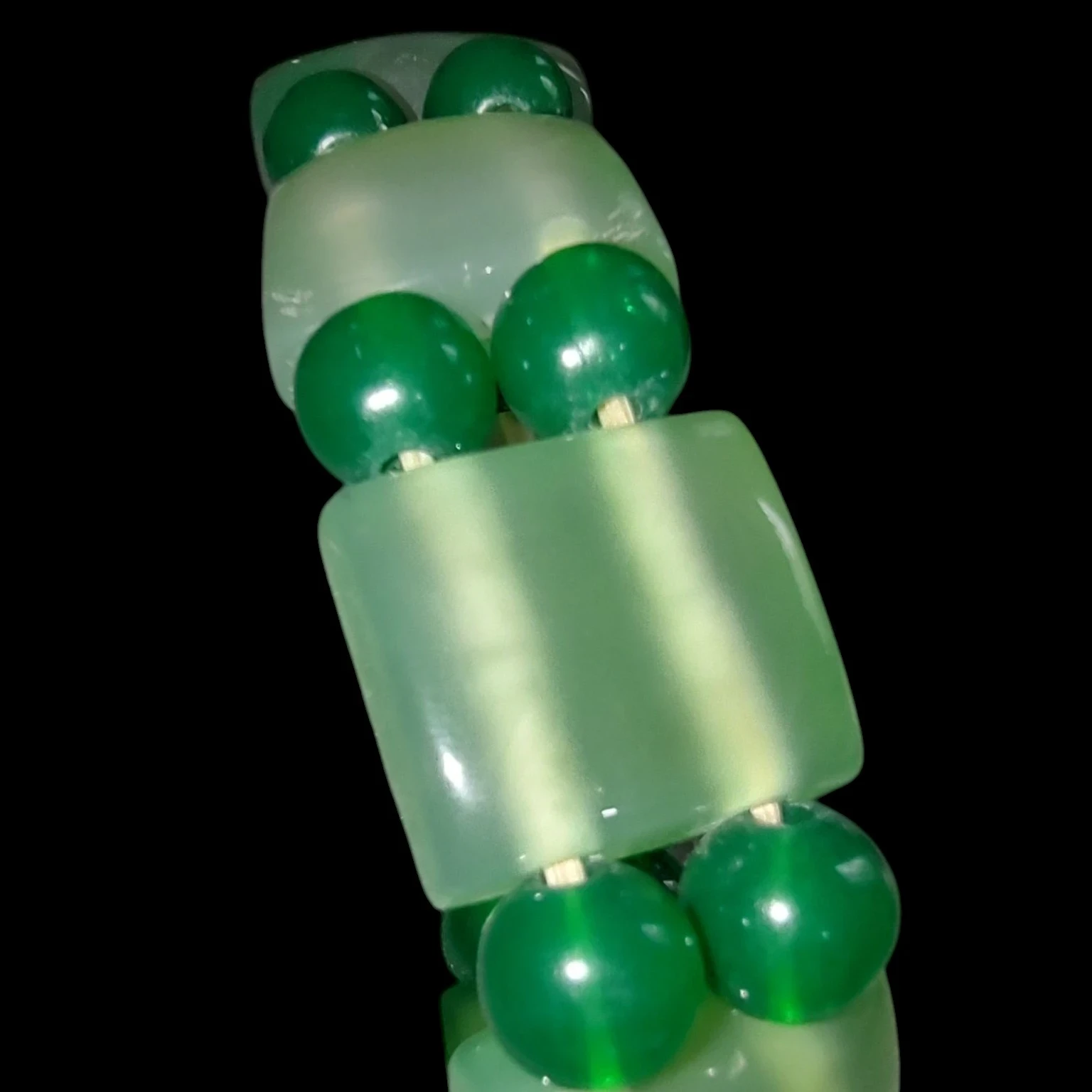 Manilla elástica de onix verde 🤩 2