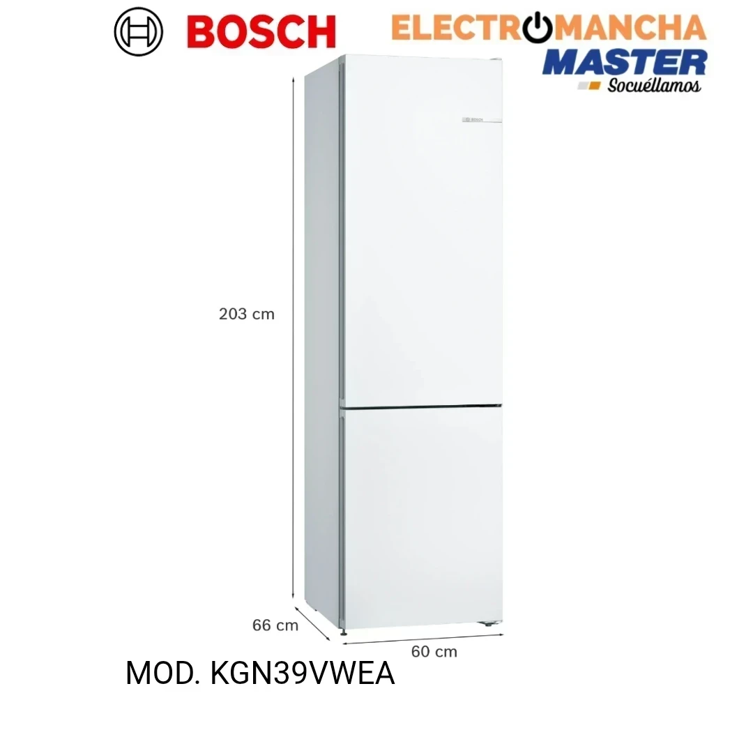 FRIGO COMBI BOSCH KGN39VWEB  2,03*60 NF E 4
