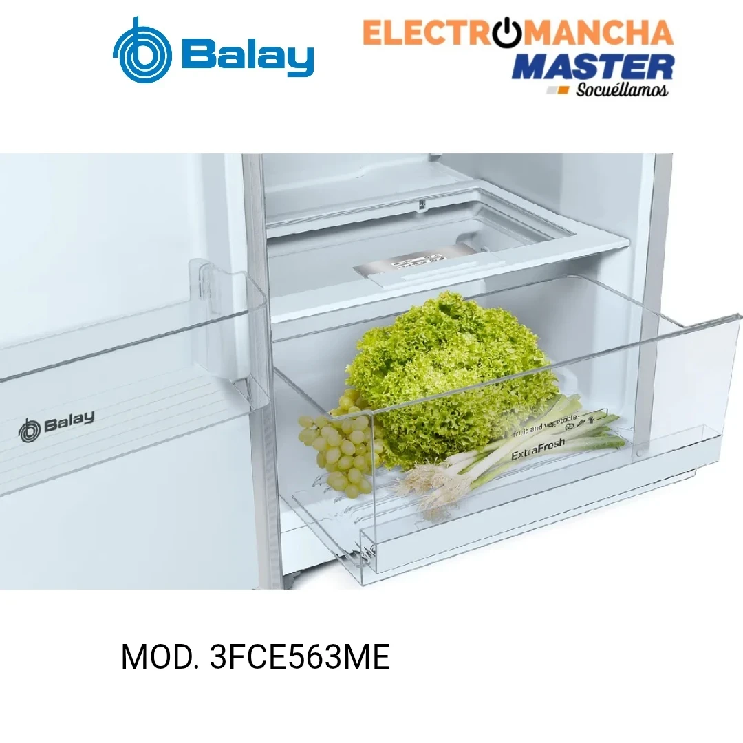 FRIGO 1 PUERTA BALAY 3FCE463ME 1,86*60 INOX CLASE EN 5