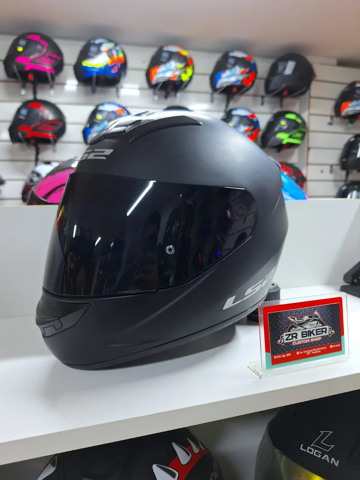 CASCO LS2 NEGRO MATE