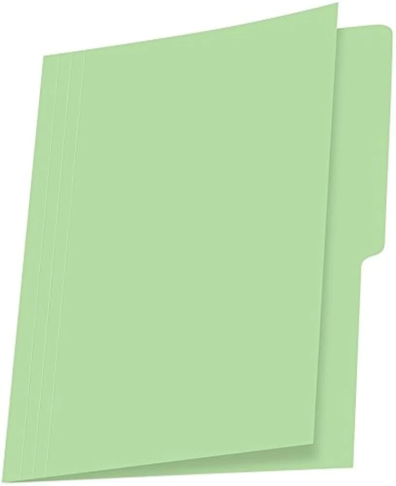 folder verde t/oficio pastel 