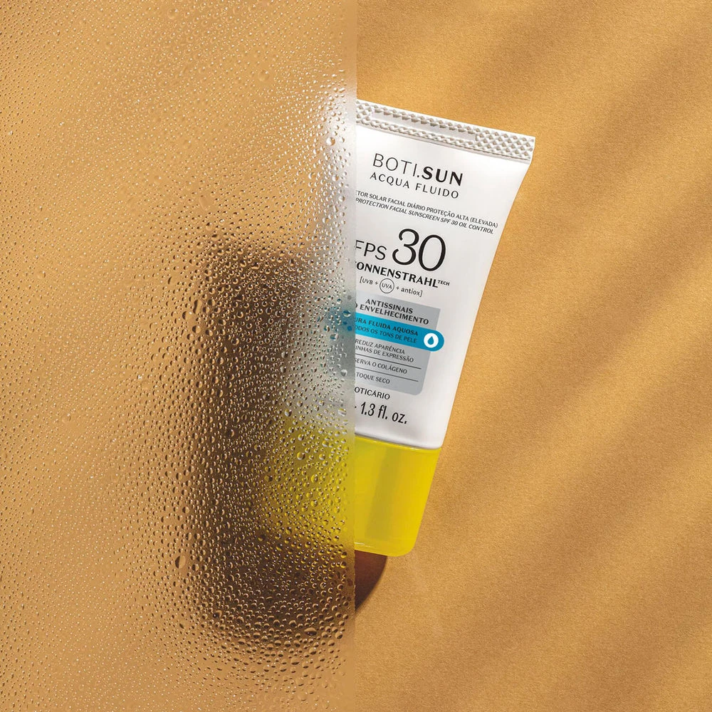 Protector solar facial diario antiseñales fps 30 40ml botisun acqua fluido 2