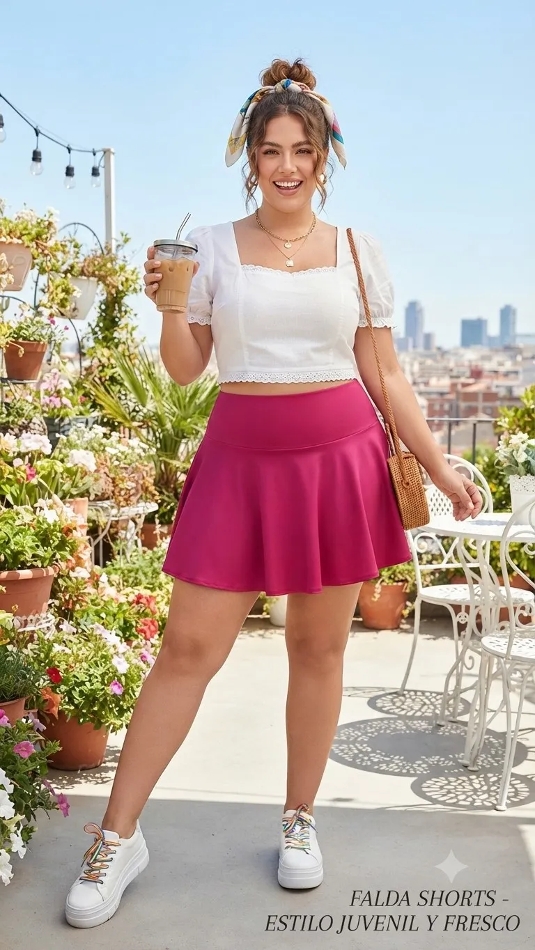 XL falda shorts