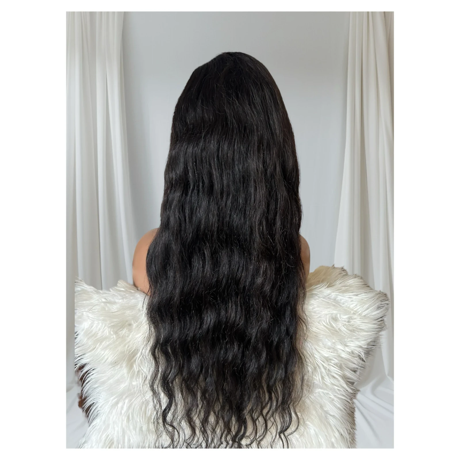 Pelucas de cabello humano ondulado 30” con encaje frontal transparente de 13 x 6 pulgadas, densidad 180, pelucas de cabello humano virgen brasileño prearrancado, sin pegamento 4