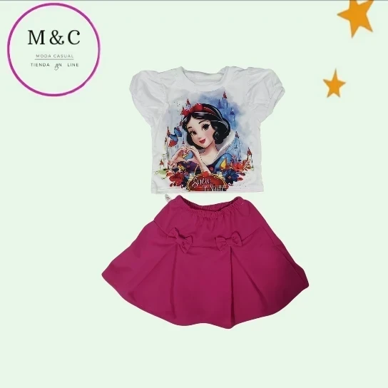 Conjunto T- M falda y blusa