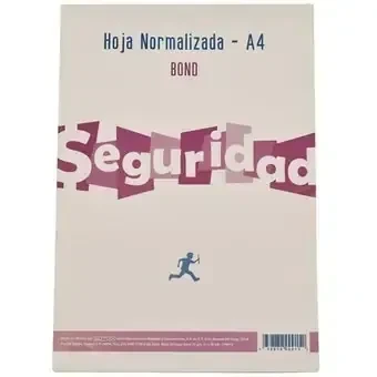 Block normalizado formato A4 bond