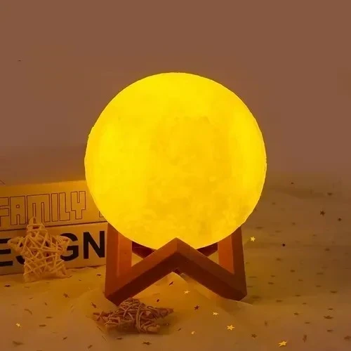 Lampara Luz de Luna con Base 12 & 15cm 2