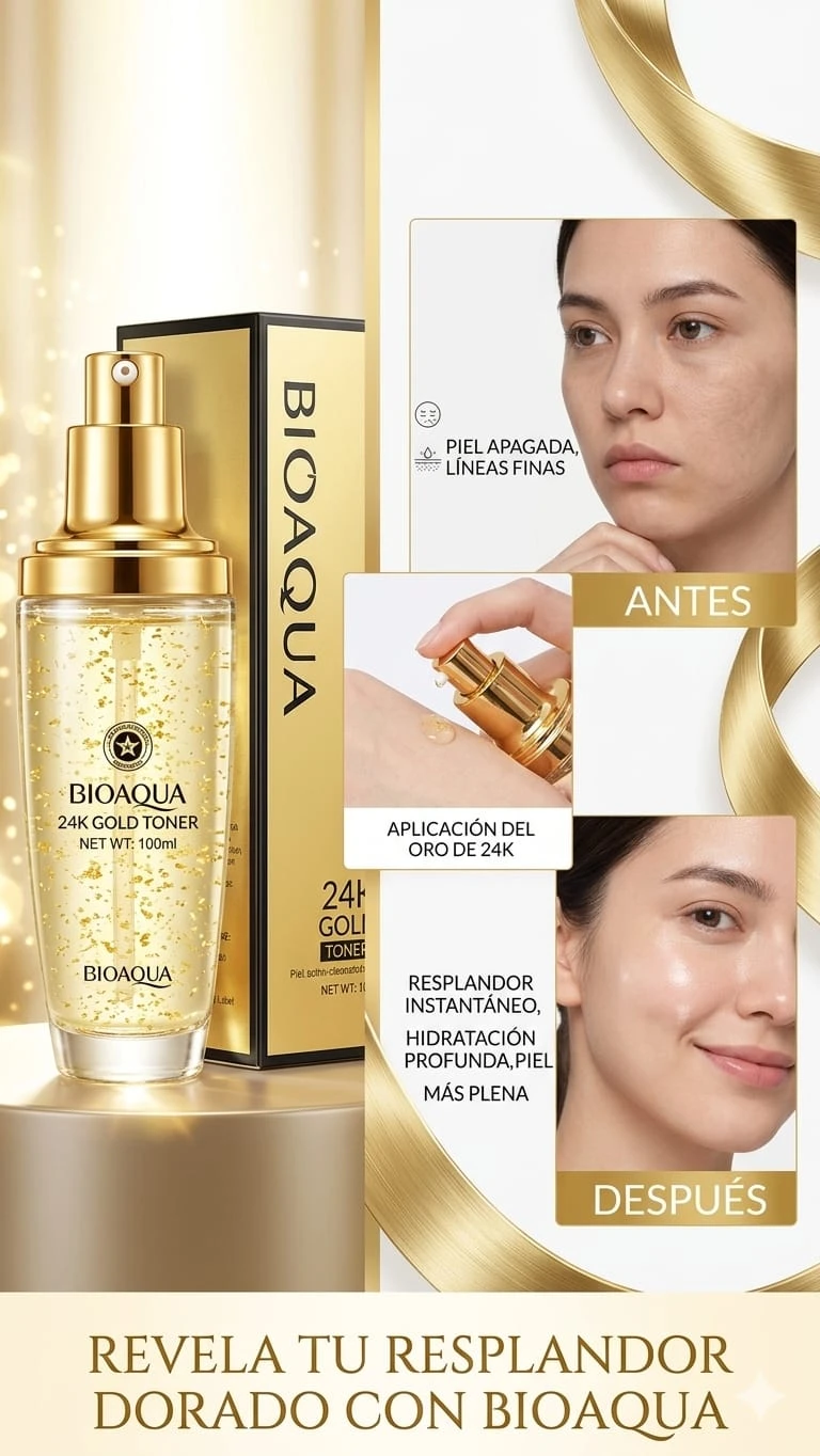 TONER GOLD 24K BIOAQUA 