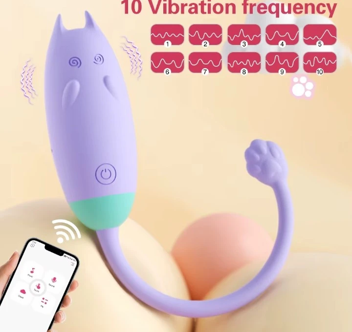 Vibrador Meow forma de Gato 3