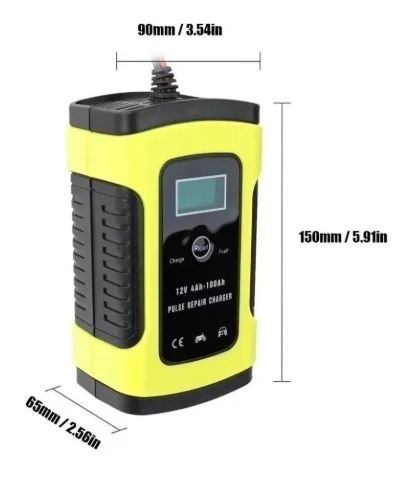 Cargador Inteligente De Batería 12v De Auto 4