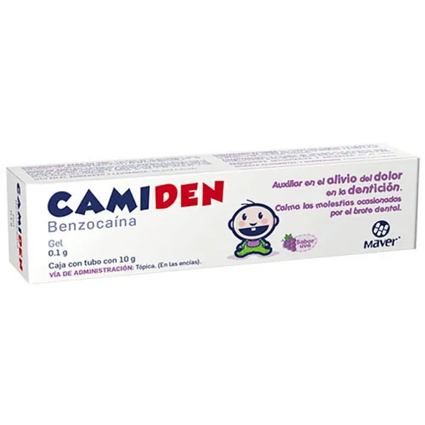 Camiden benzocaina gel / 0.1 g / tubo 10g