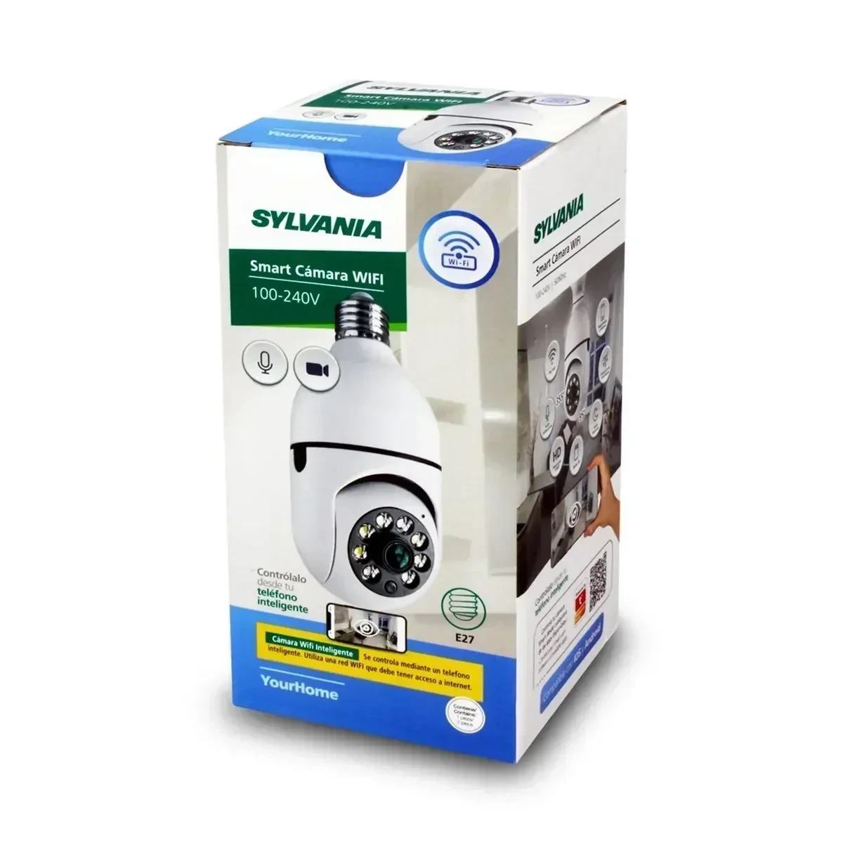 CAMARA SMART WIFI 360⁰ BOQUILLA E27  3