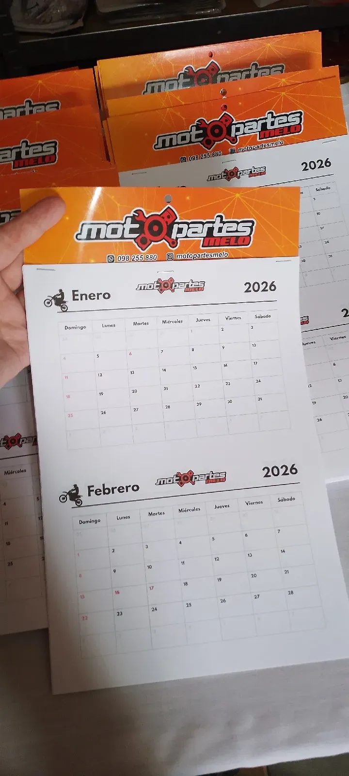 Almanaque para colocar pack por 50 unidades  3