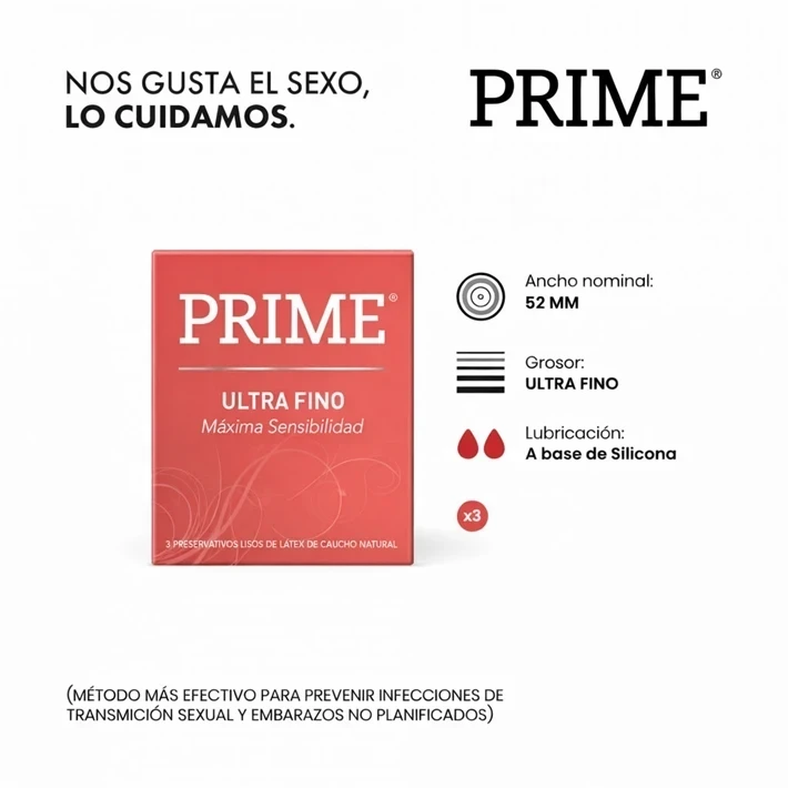 Preservativo Prime Ultrafino